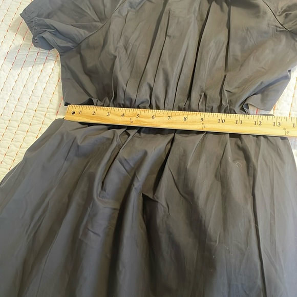 NWT J.Crew Side-Cutout Cotton Poplin Dress black sz 8 - Picture 8 of 15